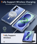 Flex Armor Magnetic Crystal Clear Case Compatible with Samsung Galaxy Z Fold 8 Ultra| Clear