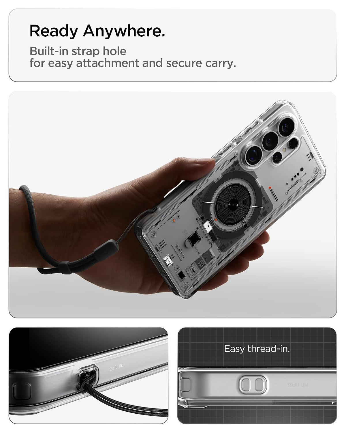Spigen Ultra Hybrid MagFit | Samsung Galaxy S26 Ultra Case [Mil-Grade Certified Drop Protection] Galaxy S26 Ultra Back Cover | TPU+PC - Neo One