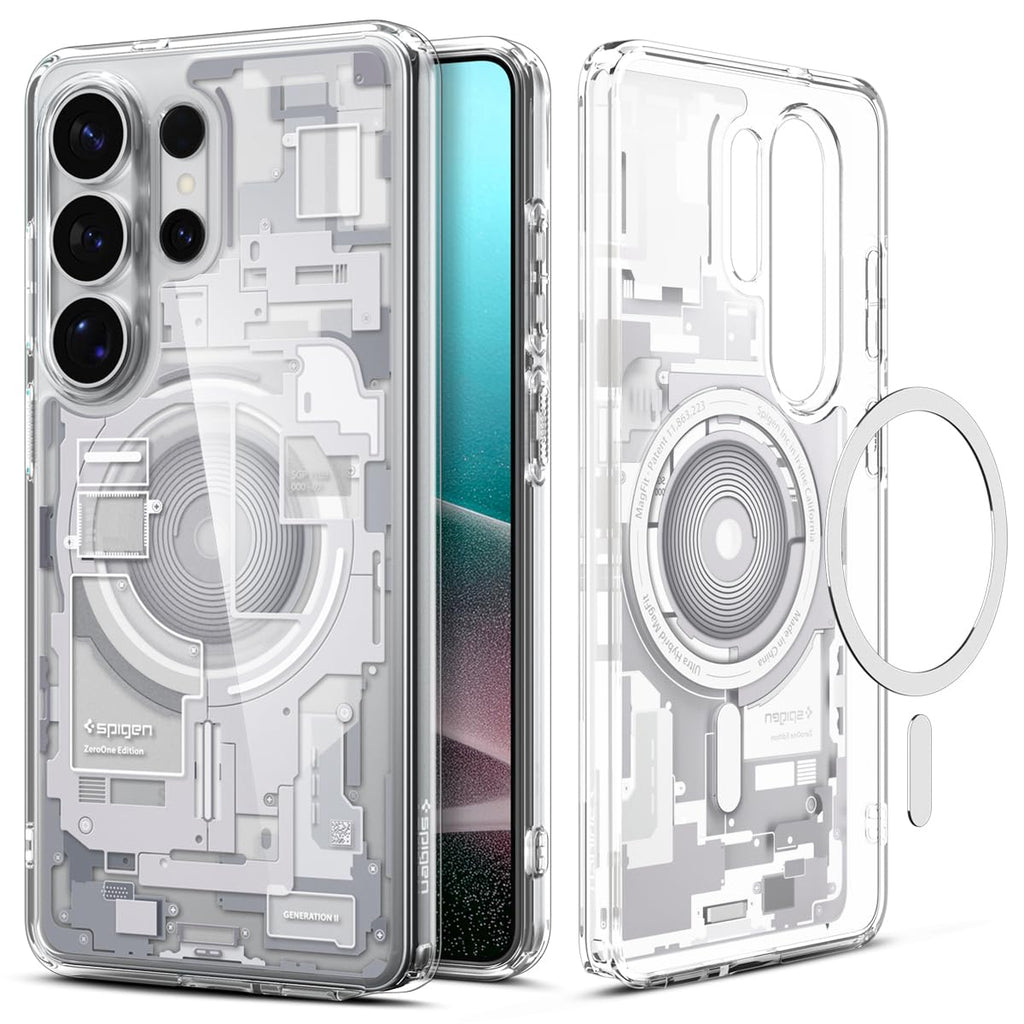 Spigen Ultra Hybrid MagFit | Samsung Galaxy S26 Ultra Case [Mil-Grade Certified Drop Protection] Galaxy S26 Ultra Back Cover | TPU+PC - Neo One