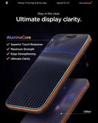Spigen EZ Fit Tempered Glass Screen Protector Guard For iPhone 17 Pro Max / 16 Pro Max [2 Pack]