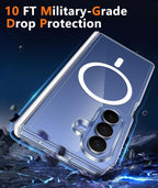 Flex Armor Magnetic Crystal Clear Case Compatible with Samsung Galaxy Z Fold 8 Ultra| Clear