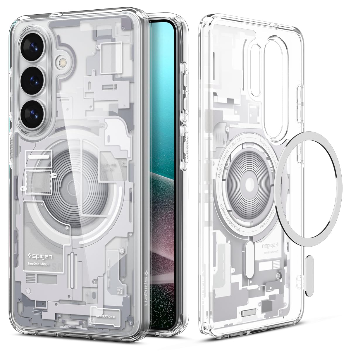 Spigen Ultra Hybrid MagFit | Samsung Galaxy S26 Ultra Case [Mil-Grade Certified Drop Protection] Galaxy S26 Ultra Back Cover | TPU+PC - Neo One