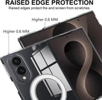 Ultra Hybrid Magnetic Case for New Samsung Galaxy Z Fold 8 5G (2026), Crystal Clear Shockproof Cover |Camera Guard| Hard PC Back | Wireless Charging