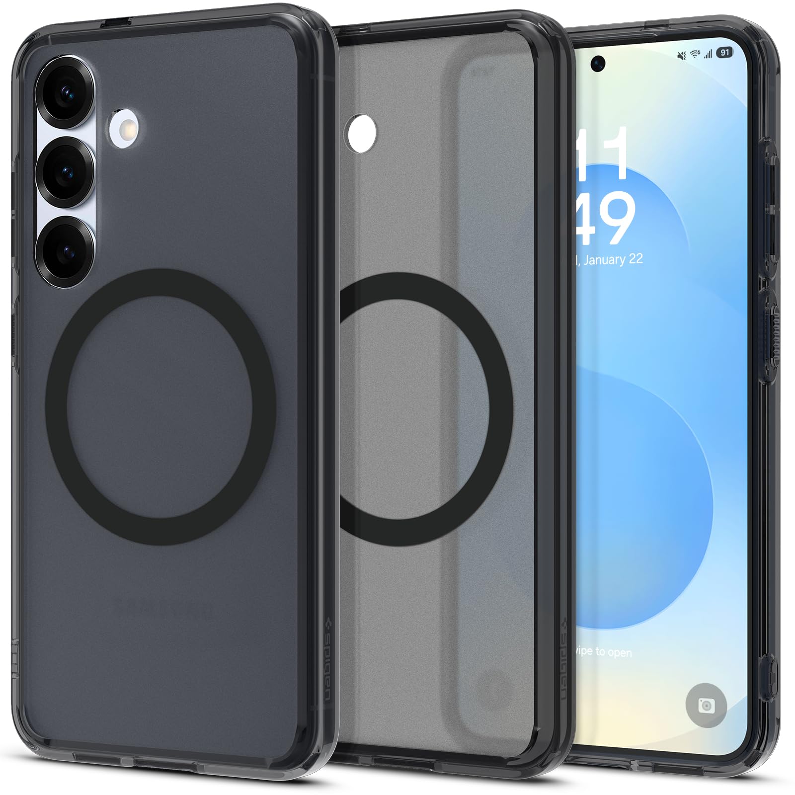 Spigen Ultra Hybrid MagFit | Samsung Galaxy S26 Ultra Case [Mil-Grade Certified Drop Protection] Galaxy S26 Ultra Back Cover | TPU+PC - Neo One