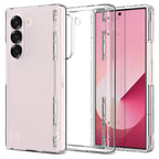 Spigen Ultra Hybrid Pro MagFit | Samsung Galaxy Z Fold7 Case [MagSafe] [Transparent] [Hinge Protection] Galaxy Z Fold 7 Back Cover | TPU+PC - Clear White
