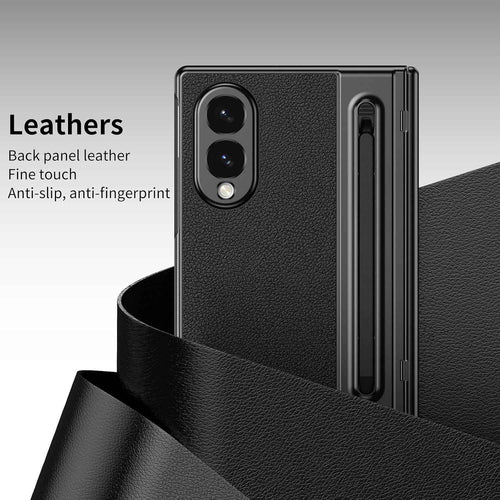 Flex Armor Leather Hinge Protection + S Pen Case Compatible with Samsung Galaxy Z Fold 8