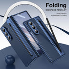 Flex Armor Z Fold 7 Luxury Leather Case | Hinge Protection, Kickstand, S Pen Holder
