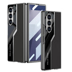 FlexArmor Ultra Hybrid Leather Case for Samsung Galaxy Z Fold 7 | Built-In Glass Screen Protector, Magnetic Charging & Camera Protection