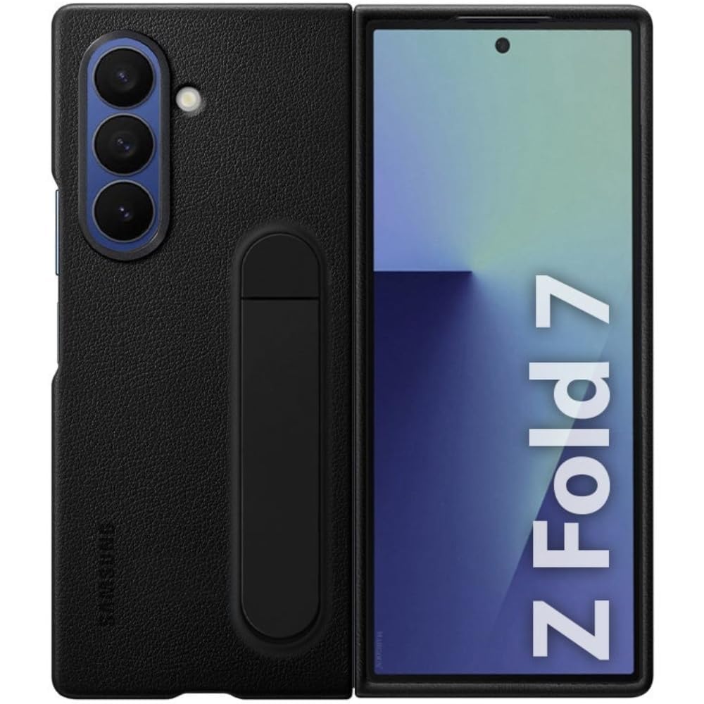 FlexArmor Kindsuit Leather Case for Samsung Galaxy Z Fold 7 | Built-In Screen Protector, Kickstand & Slim Protection