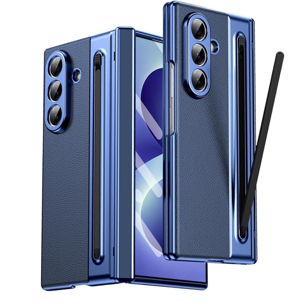 Flex Armor Leather Hinge Protection + S Pen Case Compatible with Samsung Galaxy Z Fold 8 Ultra