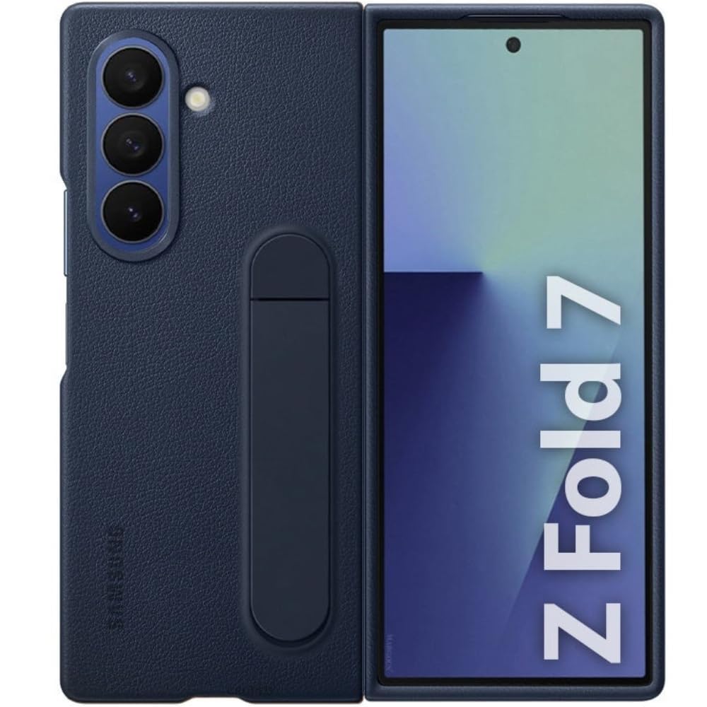 FlexArmor Kindsuit Leather Case for Samsung Galaxy Z Fold 7 | Built-In Screen Protector, Kickstand & Slim Protection