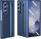Flex Armor Z Fold 7 Luxury Leather Case | Hinge Protection, Kickstand, S Pen Holder