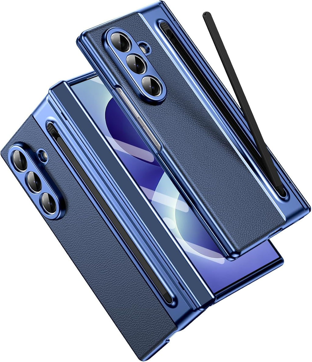Flex Armor Leather Hinge Protection + S Pen Case Compatible with Samsung Galaxy Z Fold 8 Ultra
