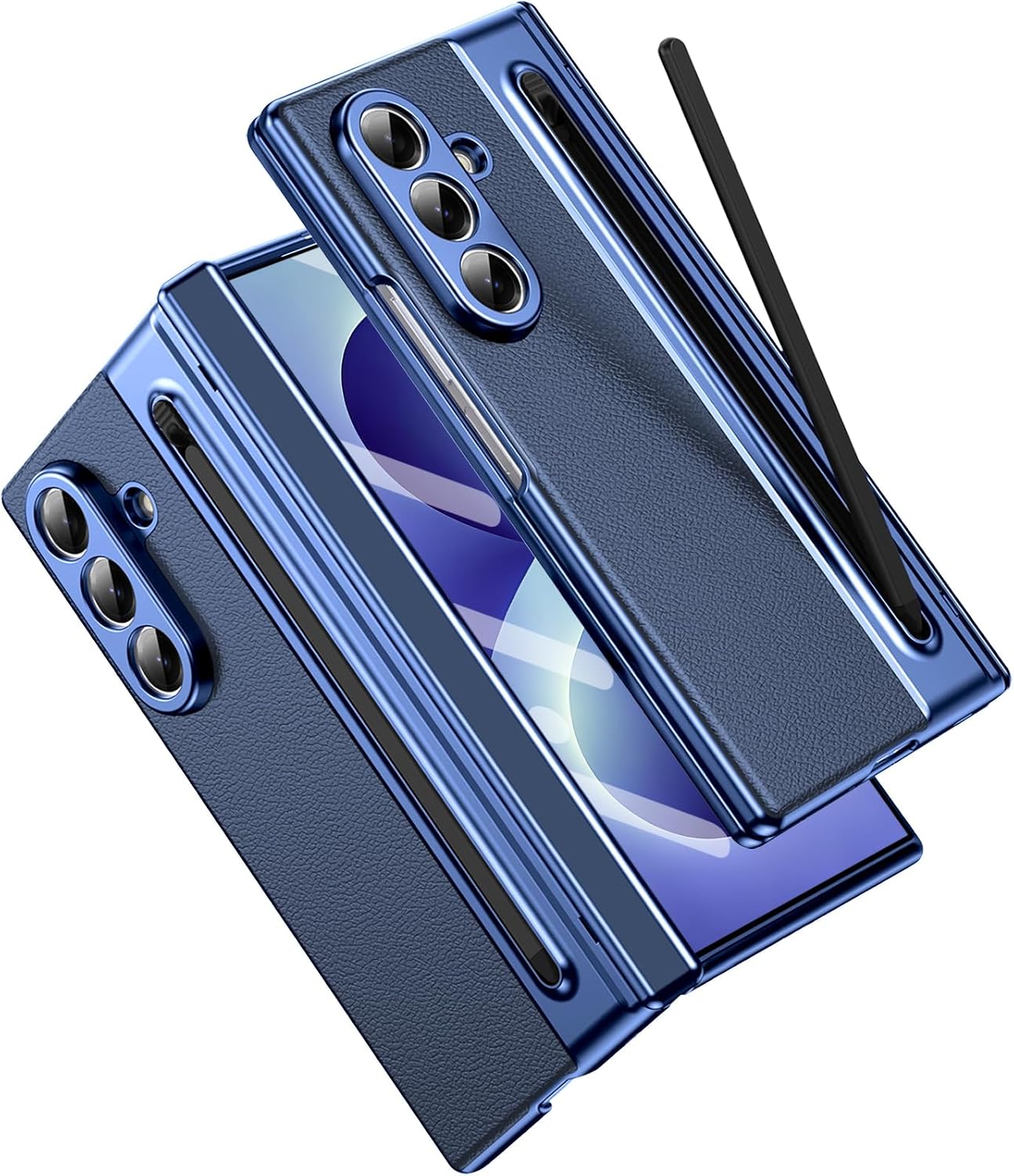 Flex Armor Leather Hinge Protection + S Pen Case Compatible with Samsung Galaxy Z Fold 8 Ultra