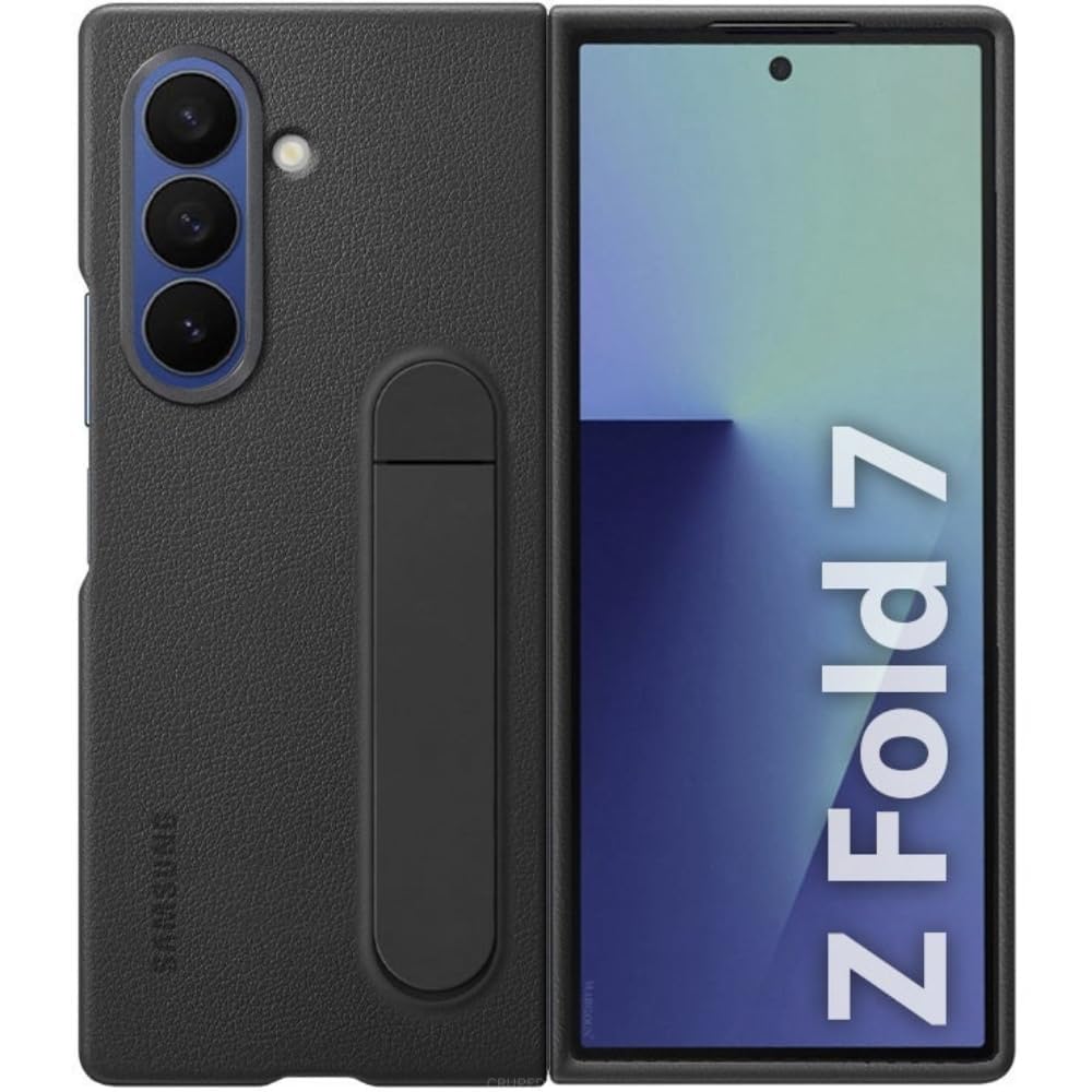 FlexArmor Kindsuit Leather Case for Samsung Galaxy Z Fold 7 | Built-In Screen Protector, Kickstand & Slim Protection