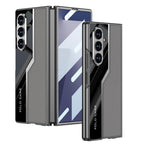 FlexArmor Ultra Hybrid Leather Case for Samsung Galaxy Z Fold 7 | Built-In Glass Screen Protector, Magnetic Charging & Camera Protection
