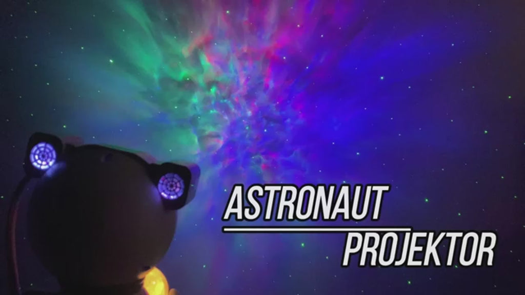 Flex Armor Astronaut Galaxy Projector | 360° Star Nebula Night Light with Remote Control